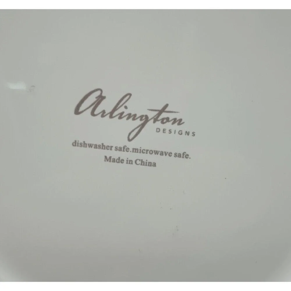 arlington designs easter Bunny Plate Egg Shaped Hat Daisies